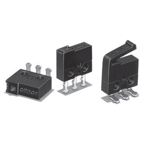 single-pole micro-switch / electromechanical / snap-action / ultra-miniature
