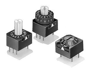 rotary switch / multipolar / DIP / electromechanical