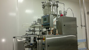 vertical bagging machine / flow wrapper / for the food industry / for the cosmetics industry