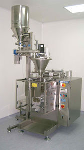 vertical bagging machine / flow wrapper / for the food industry / for the cosmetics industry