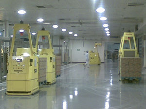 electric forklift / AGV / for warehouses / handling