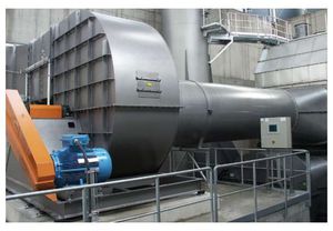 radial fan / exhaust / industrial / for pneumatic conveying