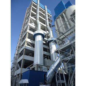 gas cooler / water / for the cement industry / evaporative