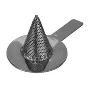 strainer filter / conical / particulate