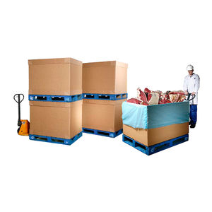 cardboard pallet box / transport / storage / for food applications