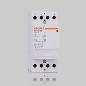 power contactor / AC / DIN rail / modular