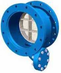 strainer filter / stainless steel / flange