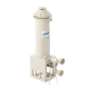 liquid filter / cartridge / modular / for corrosive liquids