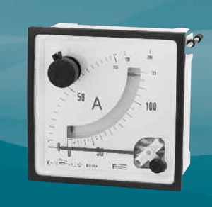 analog ammeter / panel-mount / with maximeter