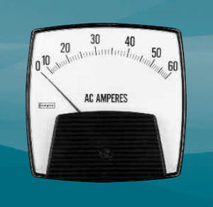 AC ammeter / analog / flush-mount