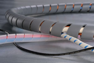 spiral sleeve / for cables / protection / polyethylene
