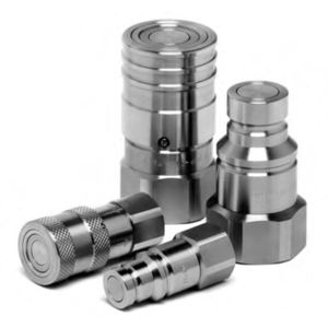 quick coupling / straight / hydraulic / stainless steel