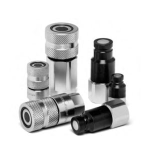 push-to-lock fitting / straight / hydraulic / carbon steel