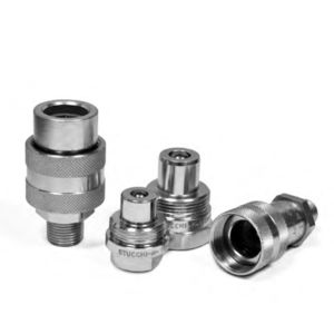 screw-in fitting / straight / hydraulic / carbon steel