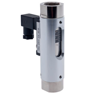 variable-area flow meter / for oil / metal tube / in-line