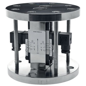 variable-area flow meter / for liquids / digital / flange