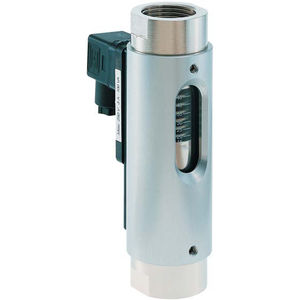 variable-area flow meter / for oil / metal tube / in-line