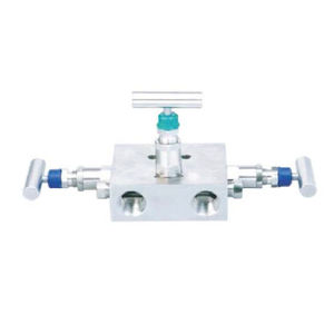 3-way manifold / stainless steel