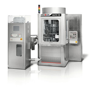 multi-container filling machine / for powders / capsule / capsule