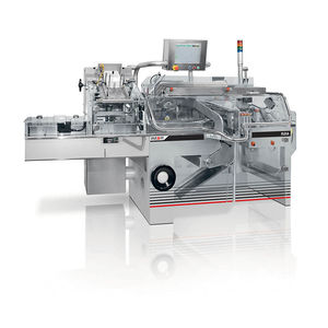 top-loading cartoner / for the medical industry / automatic / intermittent-motion