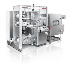 bottle shrink wrapping machine / for cardboard boxes / servo-driven / for heat-shrink films