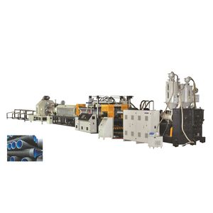 double-wall corrugated pipe extrusion line / for PP / for HDPE / multilayer