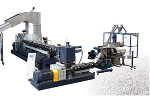 plastic pellet manufacturing pelletizing system
