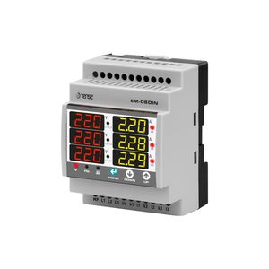 digital multimeter / DIN rail / 5 A / three-phase