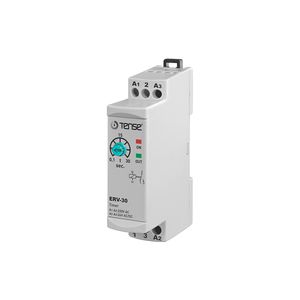 DIN rail mounted time relay