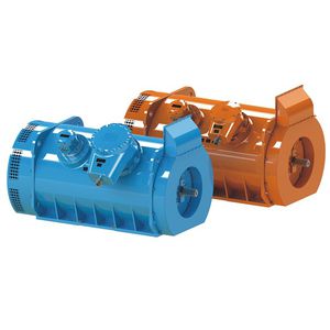 AC motor / asynchronous / 22 V / tube-cooled