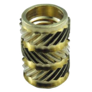 threaded insert / brass / stainless steel / aluminum