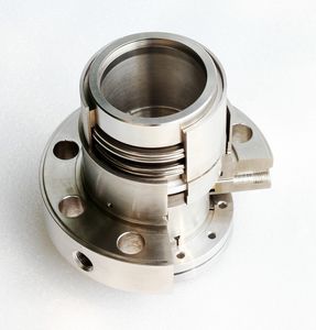 mechanical seal with protected spring / cartridge / for pumps / for the pharmaceutical industry