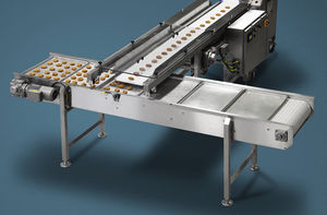 belt conveyor / for the food industry / horizontal / cooling