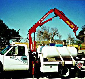 truck-mounted crane / swing-arm / loading / hydraulic