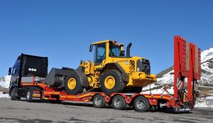 4-axle semi-trailer / equipment / low-loaders