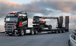 equipment semi-trailer / 3-axle / low-loaders