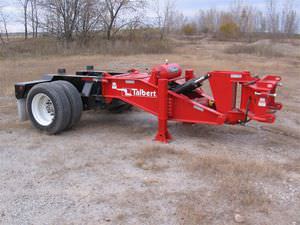 single-axle trailer / hydraulic / handling