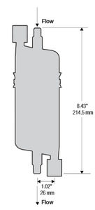 liquid filter / capsule / pleated / compact