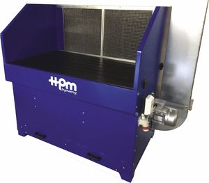 surface treatment downdraft table / for dust removal / for polishing / for grinding processes