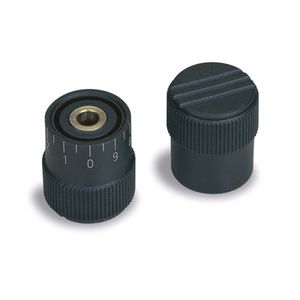 threaded knob / round / fiberglass / steel
