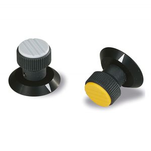 threaded knob / round / fiberglass / anodized aluminum