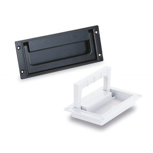 recessed handle / aluminum / rectangular