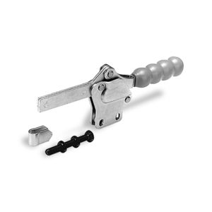 horizontal toggle clamp / locking / with solid arms / steel