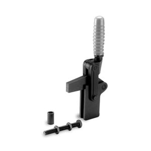 vertical toggle clamp / locking / rugged / with solid arms