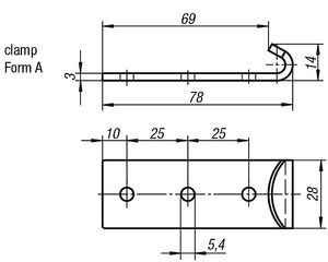 stainless steel draw latch / adjustable