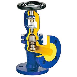 valve with bellows seal / globe / with handwheel / for water