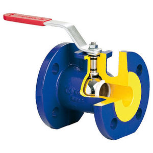 ball valve / lever / for water / for compressed air