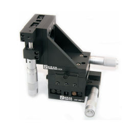 XYZ positioning stage / manual / 3-axis / micrometer-driven