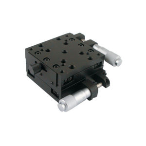XY positioning stage / manual / 2-axis / micrometer-driven