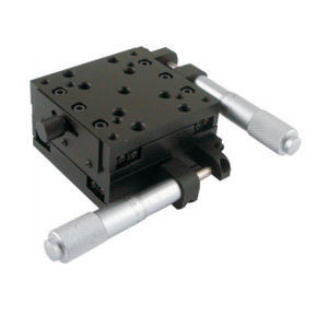 XY positioning stage / manual / micrometer-driven